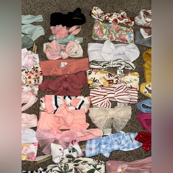 Colorful baby Headband/bow Set - Picture 3 of 5